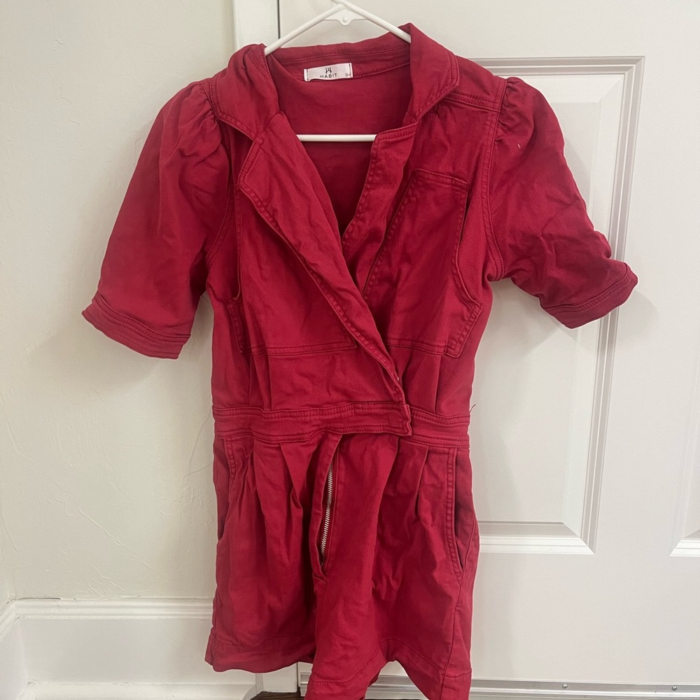 Red Romper in Perfect Condition